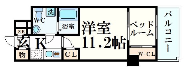 セレニテ甲子園Ⅰの物件間取画像